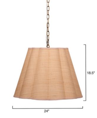 Scalloped Hanging Pendant