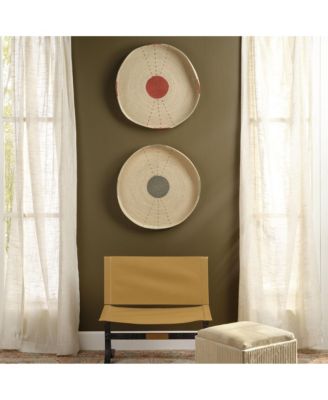 Sundial Seagrass Round Wall Art