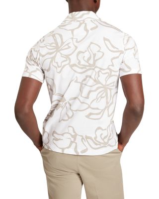 Claub Printed Jersey Button Down Shirt