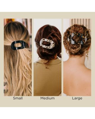 Small Flat Round Hair Clip