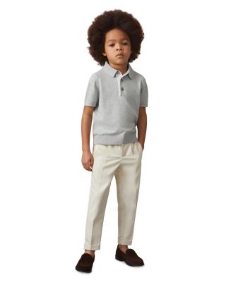 Boys' Knit Short Sleeve Polo Sweater - Little Kid