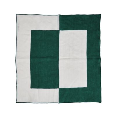 Bauhaus Embroidered Linen Napkins, Set of 4