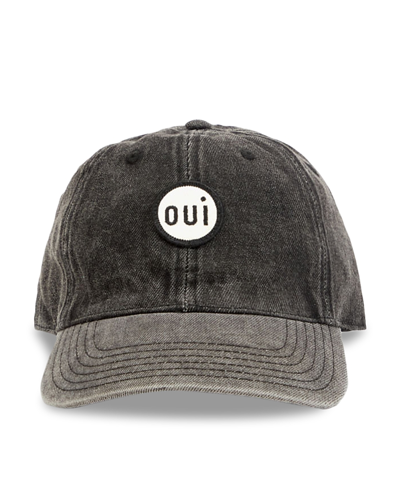 Clare V Oui Denim Baseball Cap