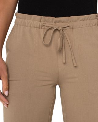 Tie Waist Ankle Pants