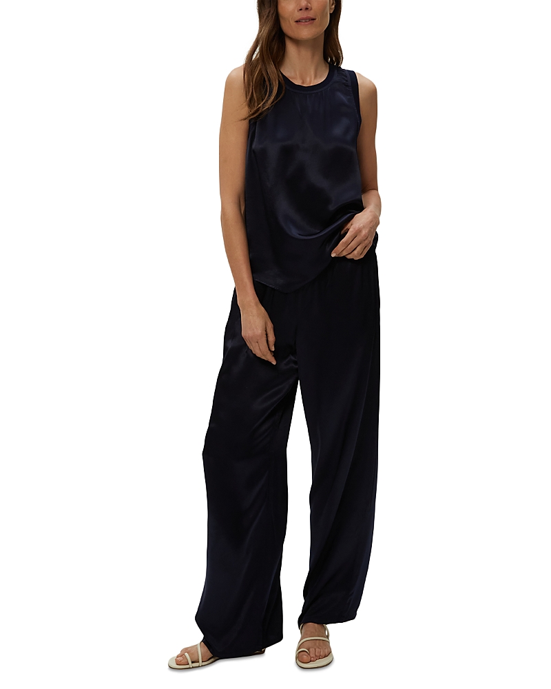 Michael Stars Cyrus Satin Wide Leg Pants