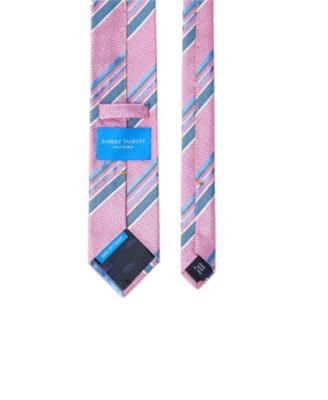  Robert Multi Stripe Basket Weave Necktie