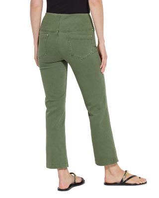 High Rise Ankle Baby Bootcut Jeans in Mid Wash