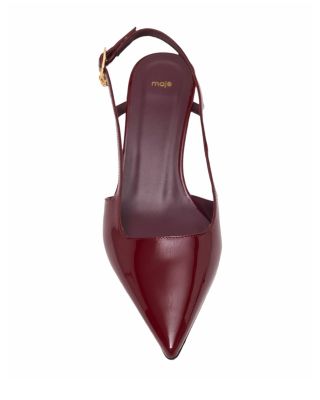Women's Patent Leather Slingback Pumps