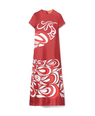 Swing Dress Bounty Placee Red