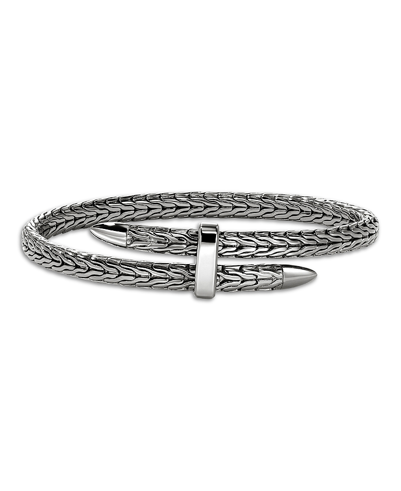 John Hardy Black Rhodium Plated Sterling Silver Spear Flex Bracelet