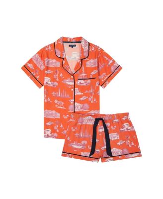 New York Toile Pajama Shorts Set