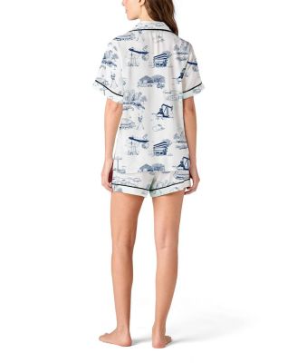 Houston Toile Pajama Shorts Set