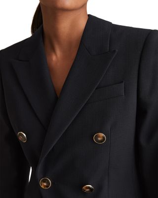 Lia DNA Double Breasted Blazer Navy