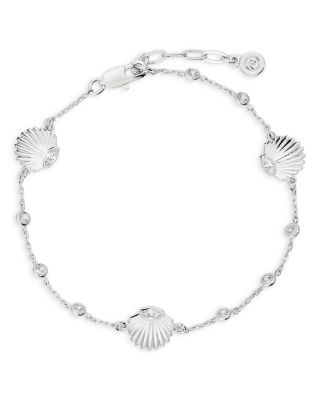 Santorini Cubic Zirconia Shell Ankle Bracelet