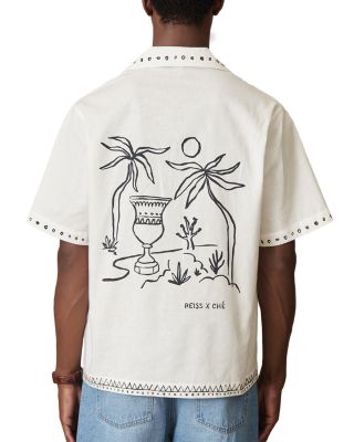 Galera Brushstroke Camp Shirt