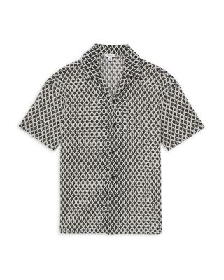 Sterling Crochet Camp Shirt