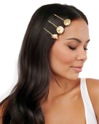 Oceanic Cubic Zirconia Bobby Pins, Set of 3