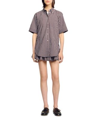 Oversized Check Shirt