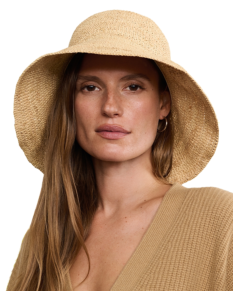 Jenni Kayne Crocheted Raffia Sun Hat In Brown