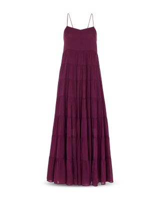 Cotton Tiered Maxi Sun Dress