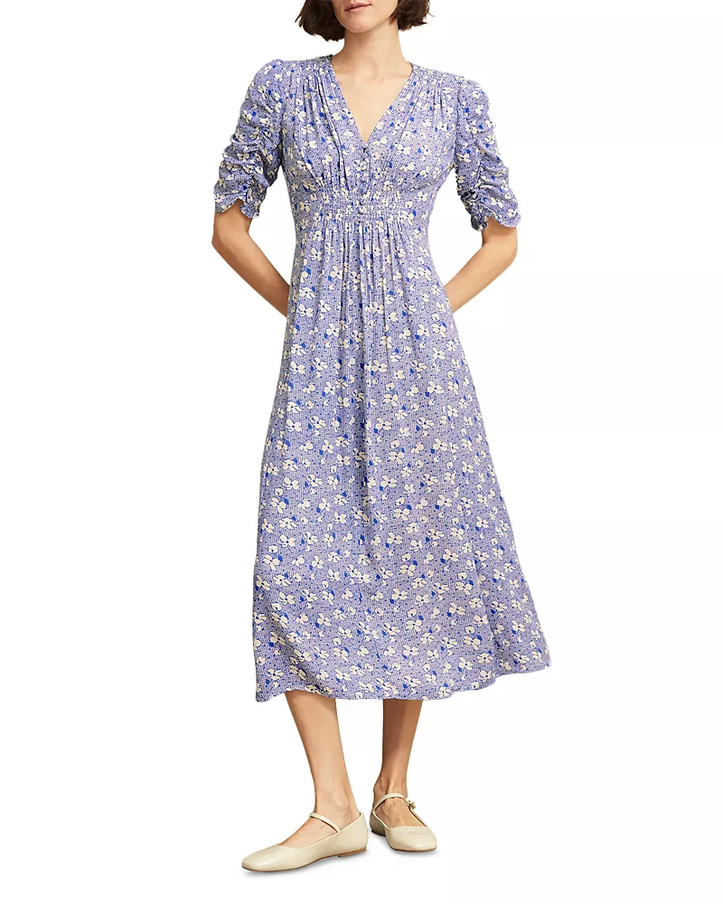 Hobbs London Stowe Smocked Dress