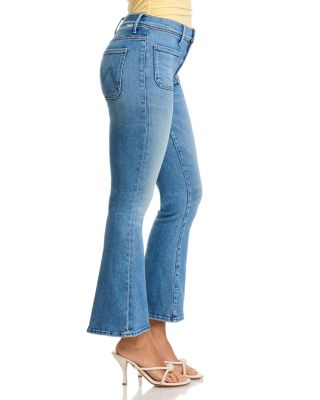 Lil Patch Pocket High Rise Ankle Weekender Jeans in Poppin Wheelies