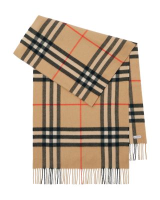 Check Cashmere Scarf