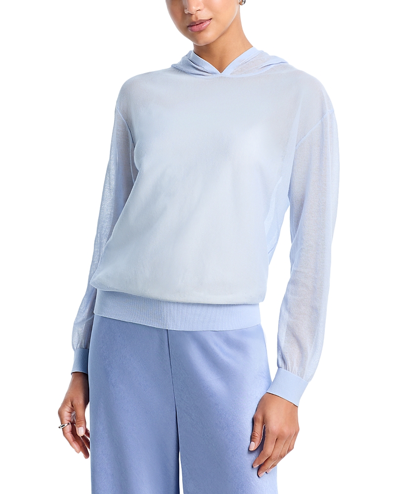 Theory Blouson Hoodie In Blue