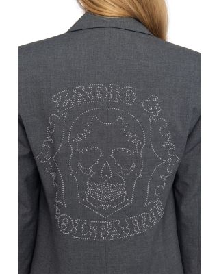 Vavy Chine Strass Blazer