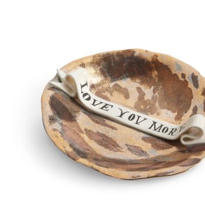 Ruan Hoffmann Love You More Ribbon Plate