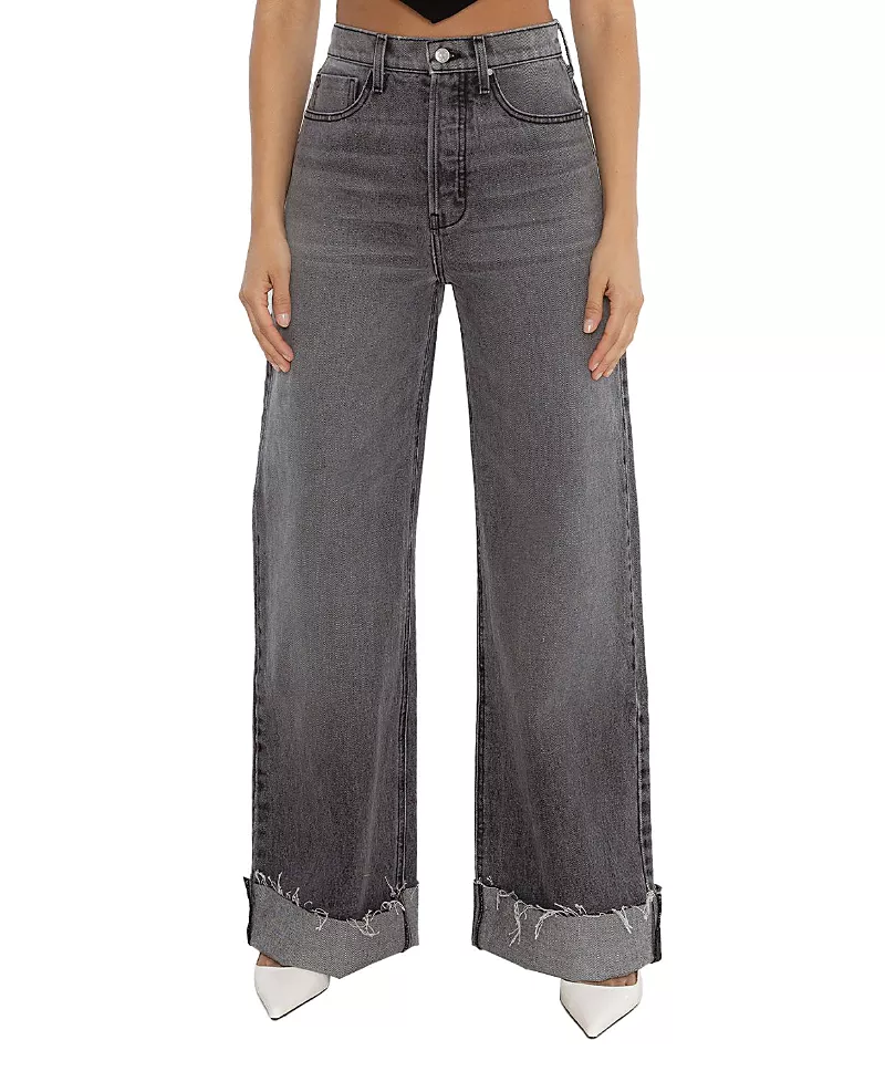 Rudes Denim High Rise Adeline Cuffed Jeans