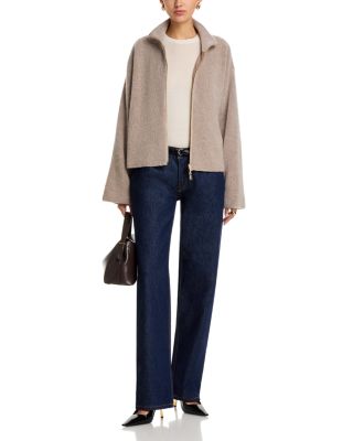 Bi Stretch Wool Blend Reversible Jacket