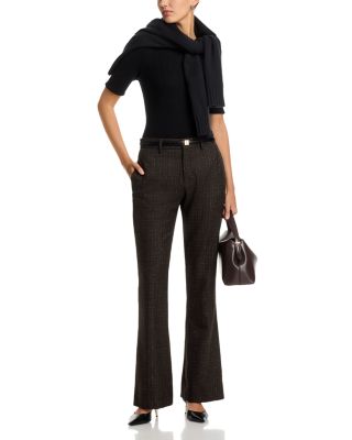 Prince Of Wales Bootcut Pants