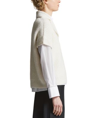 Ribbed Short Sleeve Sweater