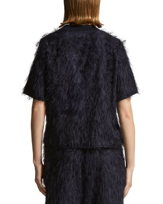 Short Sleeve Eyelash Top