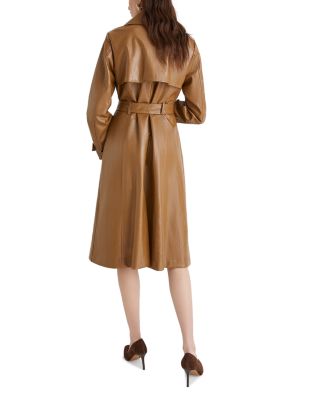 Soledad Faux Leather Coat