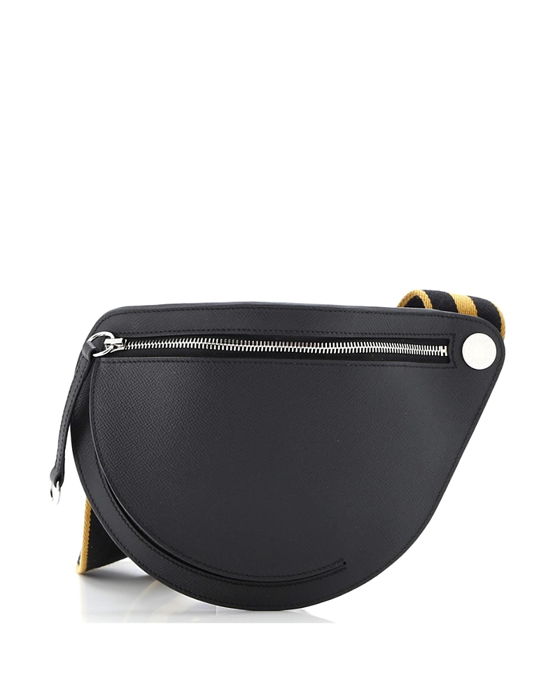 Pre-owned Pre-owned Hermes Hermes Petite Course Bag Epsom In Black