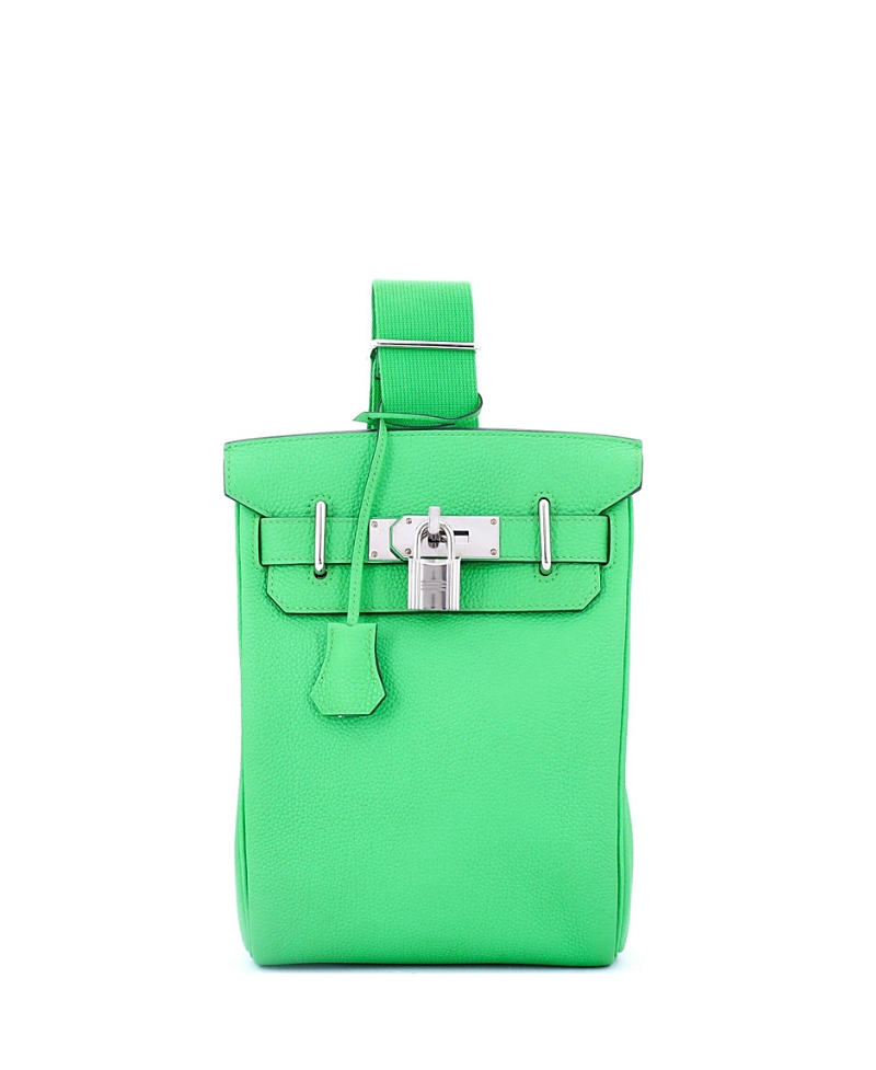 Pre-owned Pre-owned Hermes Hermes Pm Hac A Dos Backpack Togo In Green