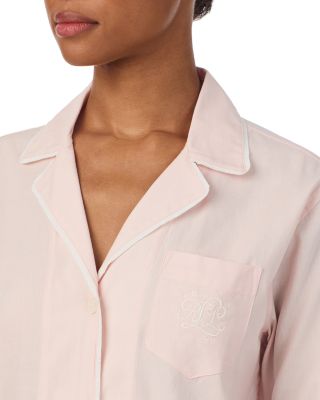 Long Sleeve Woven Pajama Set