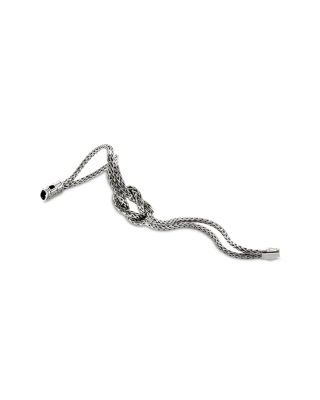 14K Yellow Gold & Sterling Silver Love Knot Bracelet, 7mm