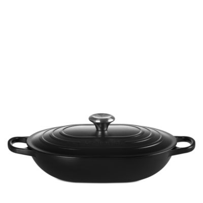 3.75 Qt Cast Iron Oval Casserole & Lid