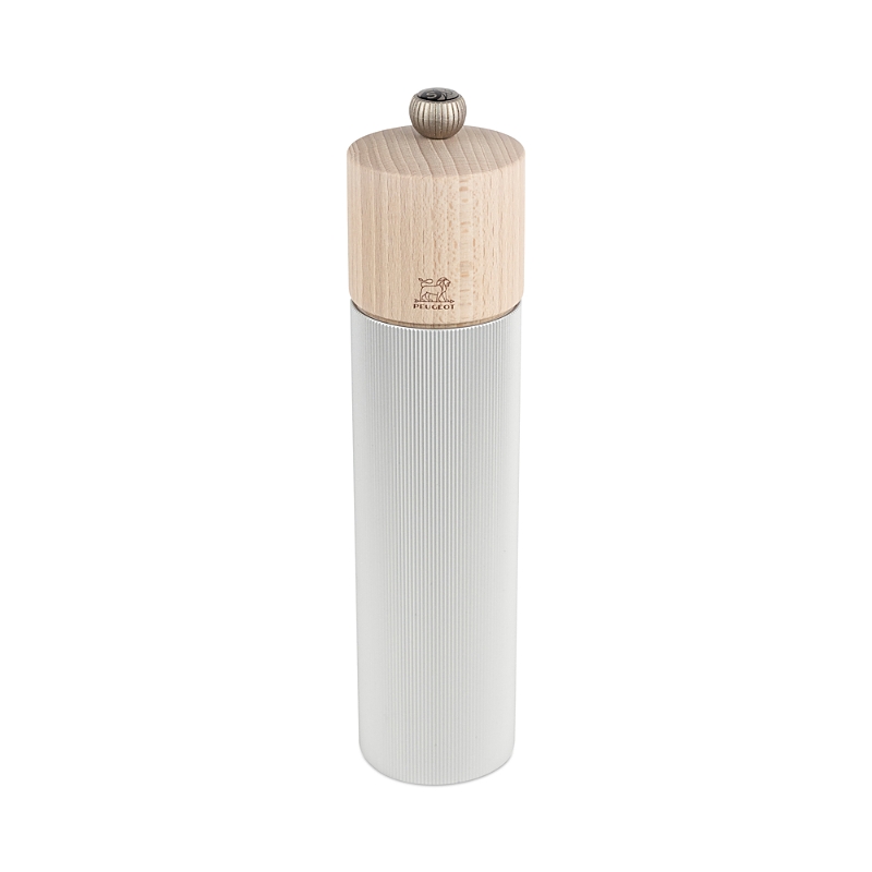 Peugeot Line Salt Mill, Natural Aluminum & Beechwood, 9 In Multi