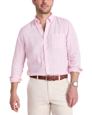 Surfside Regular Fit Button Down Linen Shirt
