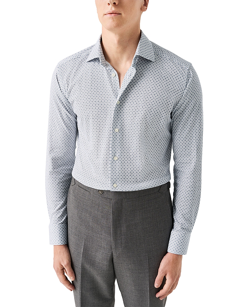 Eton Slim Fit Button-Front 4Flex Shirt