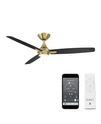 WAC lighting Smart Fans Blitzen 54 in 3000K LED Indoor or Outdoor Smart Home Ceiling Fan