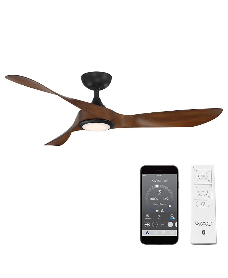 Photos - Fan Wac lighting Smart Swirl 54 15-889A-BBCB6D70731C