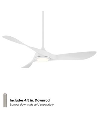 Smart Fans Swirl 54 in 3000K LED Indoor or Outdoor Smart Home Ceiling Fan