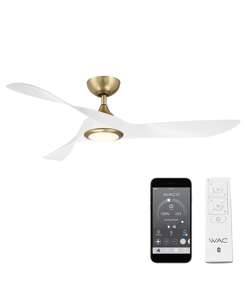 Photos - Fan Wac lighting Smart Swirl 54 15-889A-BBCB6D70731C