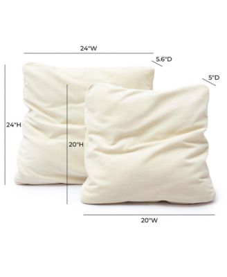 Tipsy Chenille 20 x 20 inch Square Floppy Pillow