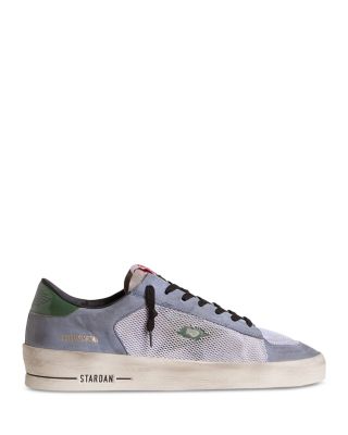 Men's Stardan Suede & Mesh Low Top Sneakers